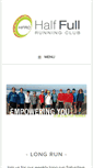 Mobile Screenshot of halffullrunning.com